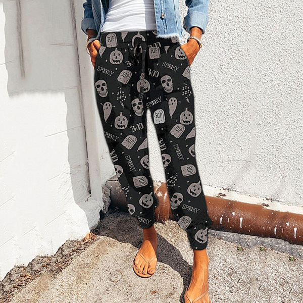 Fashion Loose Printed Casual Pants 21