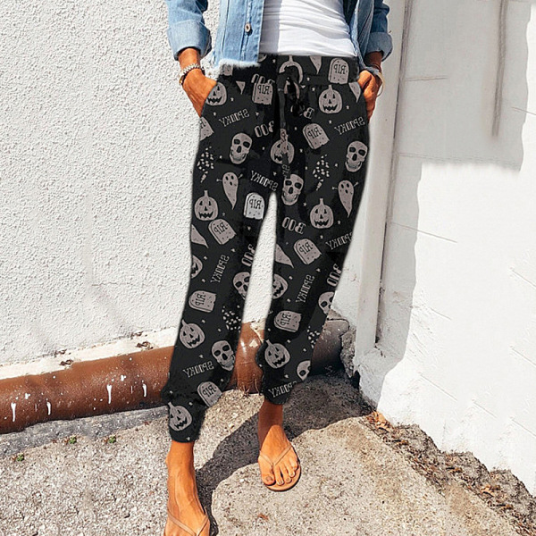 Fashion Loose Printed Casual Pants 21