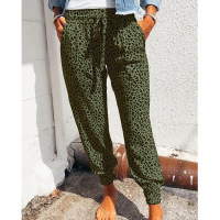 Loose printed casual pants 18