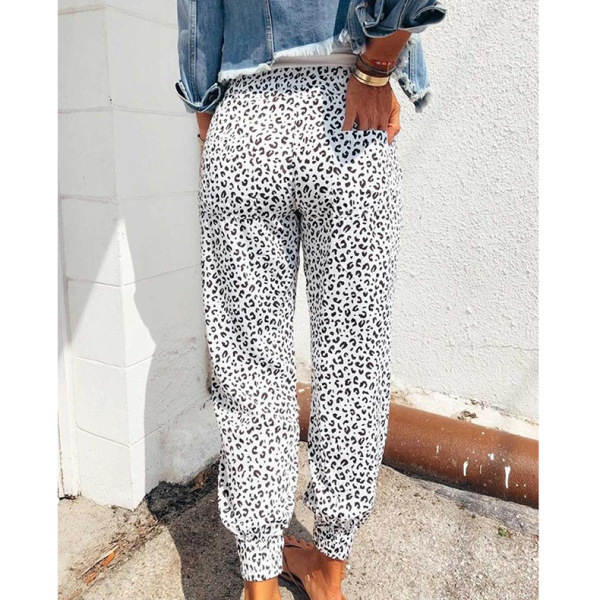 Loose printed casual pants 19