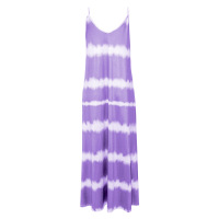 Printed striped oversized long loose dress 12