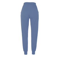 Solid color stitching elastic cuff casual pants 24