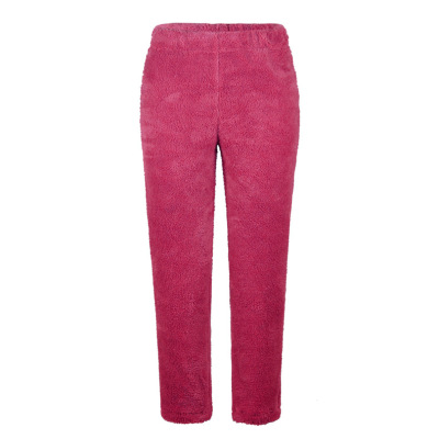 Women's solid color loose plush women's pants 27