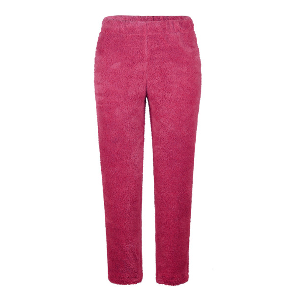 Women's solid color loose plush women's pants 27