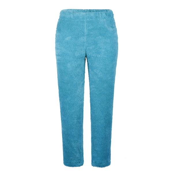 Women's solid color loose plush women's pants 28